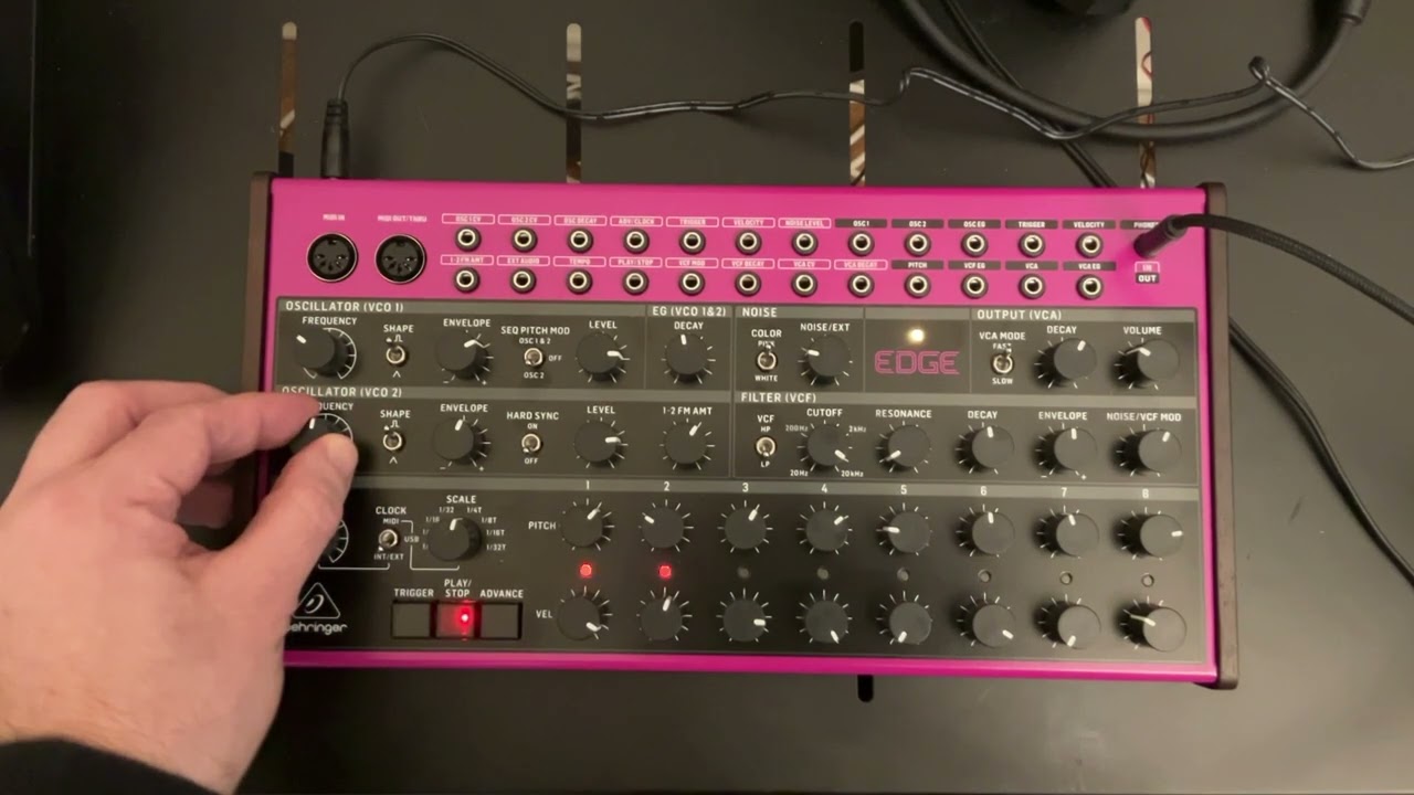 Behringer EDGE - Power Noise / Industrial Demonstration